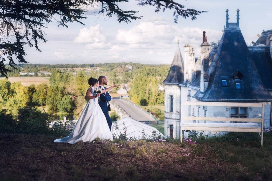 Photo de mariage au château de Veretz