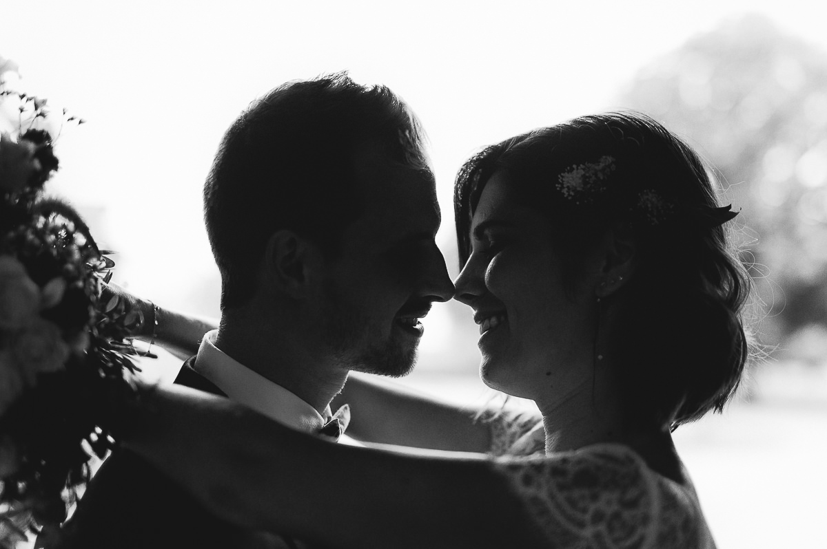 photographe de mariage photo en noir et blanc à Tours