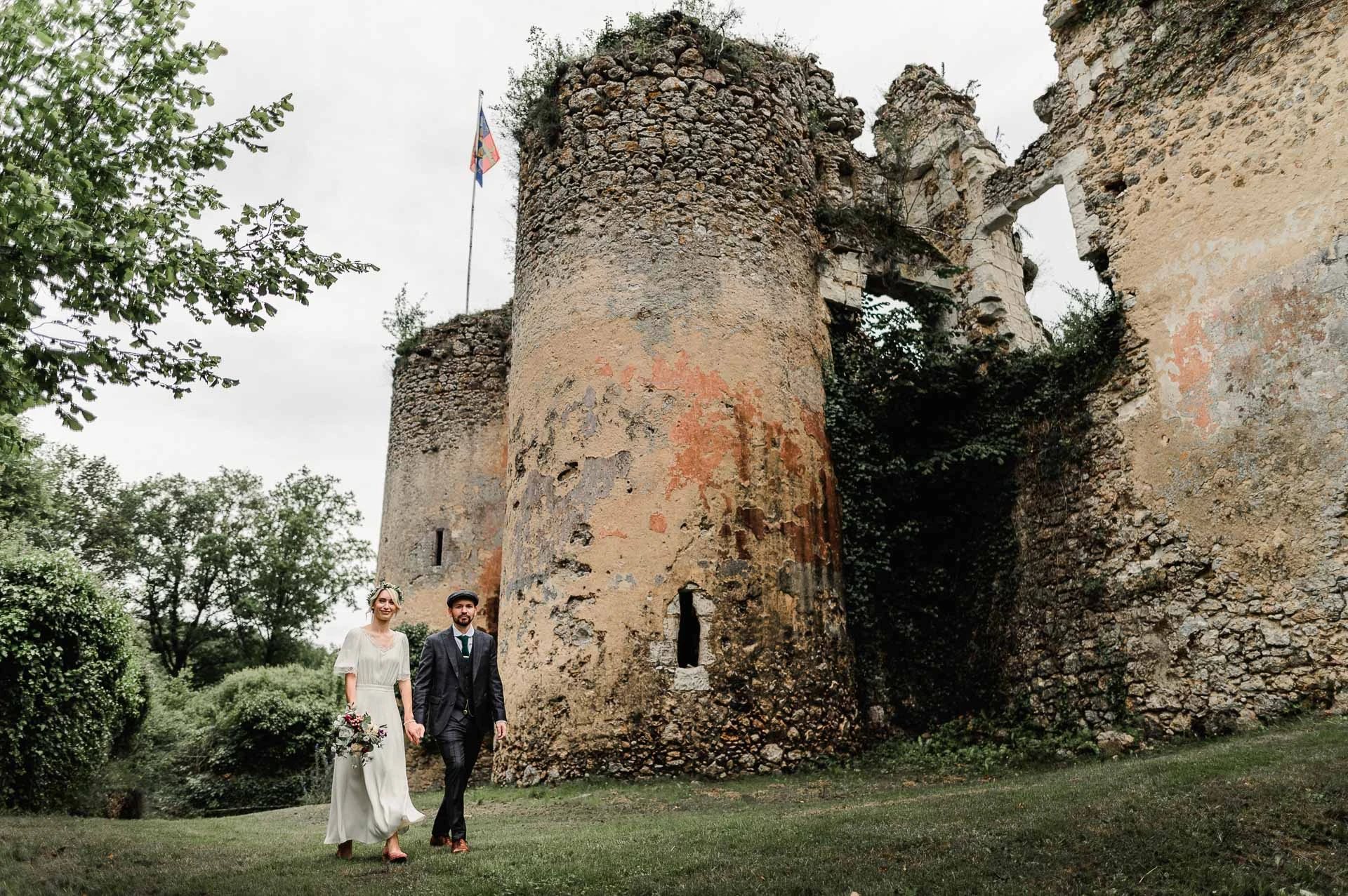 mariage rétro au château de Vaujours photographe mariage tours jean-christophe coutand-méheut
